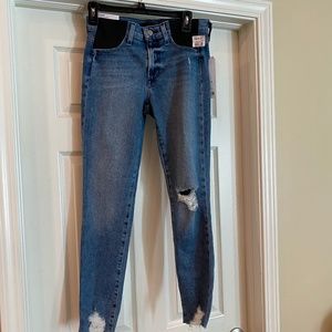 Joe's maternity jeans (The Icon mid rise skinny ankle)
